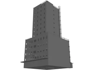 Fire Training Facility High Rise 3D Model