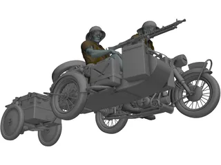 BMW R75 3D Model