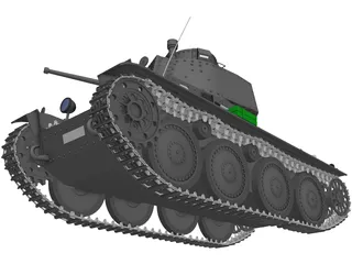 Panzer 38 3D Model