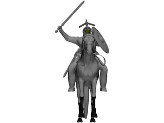 Celtic Noble Cavalry 3D Model