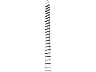 Rope Ladder 3D Model