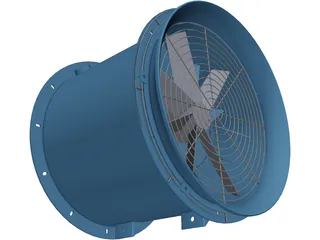 Industrial Fan 3D Model