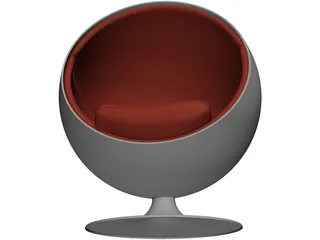 Ball Chair 3D Model