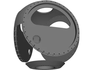 Rotor Hub for Wind Turbine 3D Model