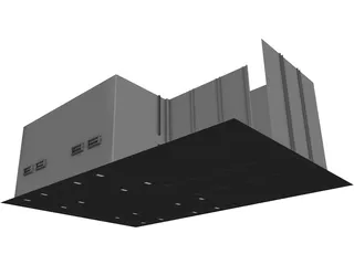 Police Holding Cell 3D Model