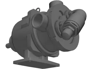 Viking Hydraulic Motor 3D Model