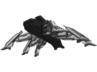 Mecha Spider 3D Model