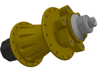 MTB Rear Freehub 3D Model