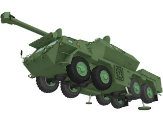 ShKH vz.2000 Dana 155mm 3D Model