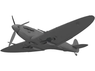 Supermarine Spitfire 3D Model