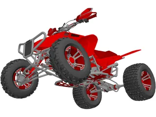 Quad Bike 3D Model