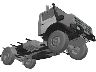 Mercedes-Benz Unimog 4000 3D Model