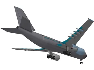 Airbus A300 3D Model