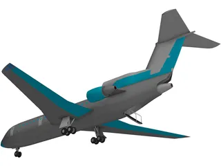 Yakovlev Yak-42D 3D Model