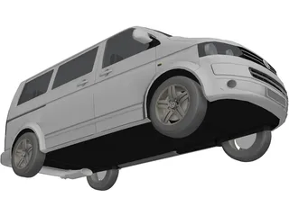 Volkswagen Transporter T5 CAD Model - 3DCADBrowser