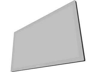 Sony LCD TV 3D Model