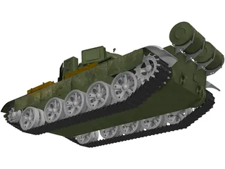 T-55AM2 3D Model