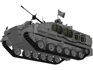 Warrior MCV UN 3D Model