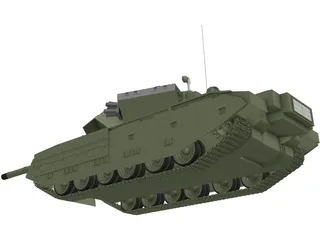 T-84 Oplot 3D Model