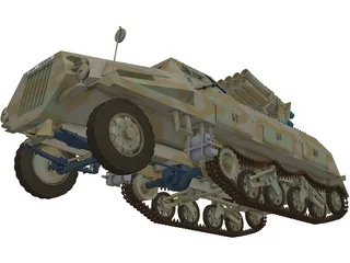 Panzerwerfer 42 3D Model