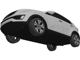 Kia Sportage (2010) 3D Model