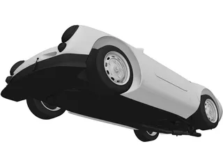 Porsche Spyder 550 (1956) 3D Model