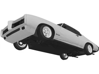 Pontiac GTO (1968) 3D Model