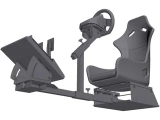 Gamer Race Seat 3D Model