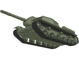 Howitzer ISU152 3D Model
