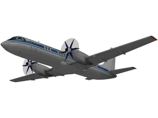 Ilyushin IL-114 3D Model