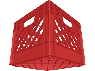 Milk Crate 3D Model