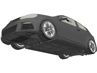 Volkswagen Golf VI GTR 3D Model