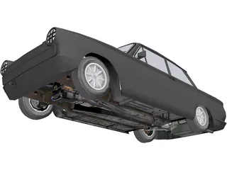 Lotus Cortina GT 3D Model