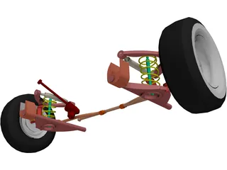 Chevrolet Front Suspension 3D Model