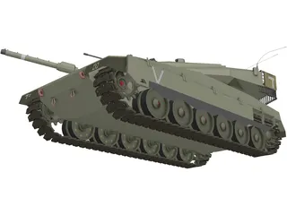 Merkava MK4 3D Model