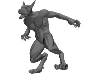 Werewolf 3D Model