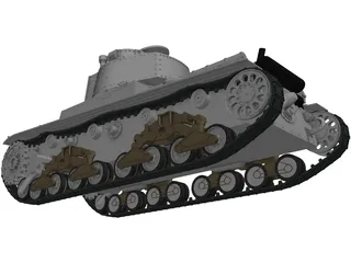 Pzkfw 35(t) 3D Model