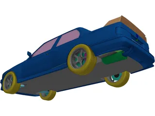 BMW M3 DTM 3D Model