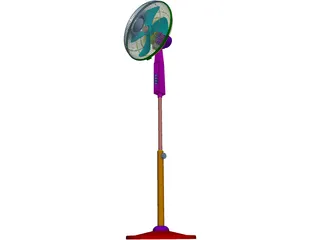 Leggy Fan 3D Model