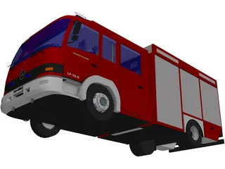 LF 16/12 Germany Firetruck 3D Model