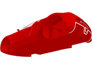 Bugatti Veyron Body 3D Model