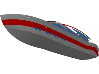 Super Yacht 34M 3D Model