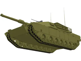 M1A1 Abrams 3D Model