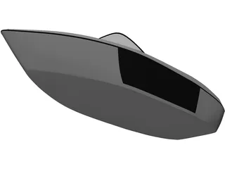Fast Tender Boat 3D Model