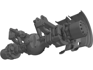 Truck Axle 3D Model