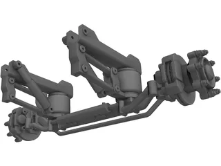 Suspension Front Truck 3D Model