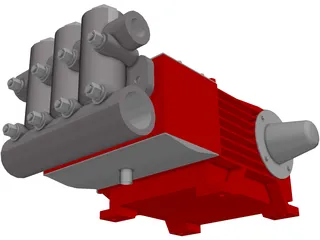 High Pressure Pump 3D Model