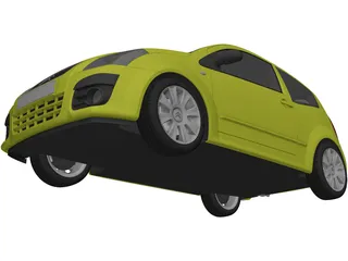 Citroen C2 3D Model