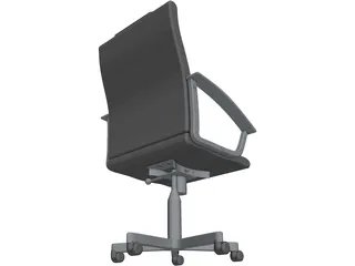 Leather Office Chair 3D Model