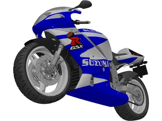 Suzuki GSX-R 750 3D Model